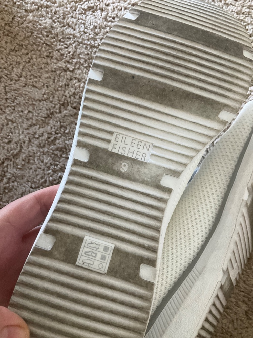 Eileen Fisher Renew L Knit Comfort Low Top Lace Up Sneaker - Picture 8 of 8